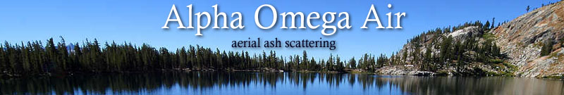 Alpha Omega Air - aerial ash scattering