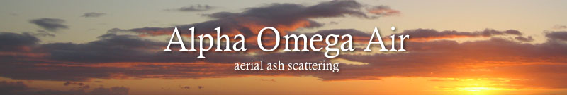 Alpha Omega Air - aerial ash scattering