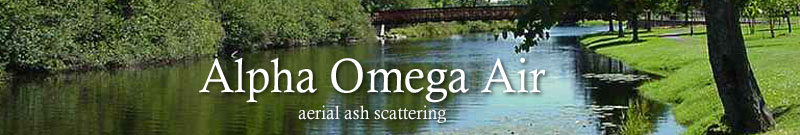 Alpha Omega Air - aerial ash scattering