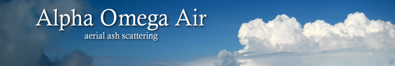 Alpha Omega Air - aerial ash scattering