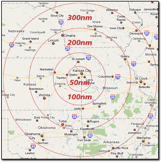 Coverage map with pricing